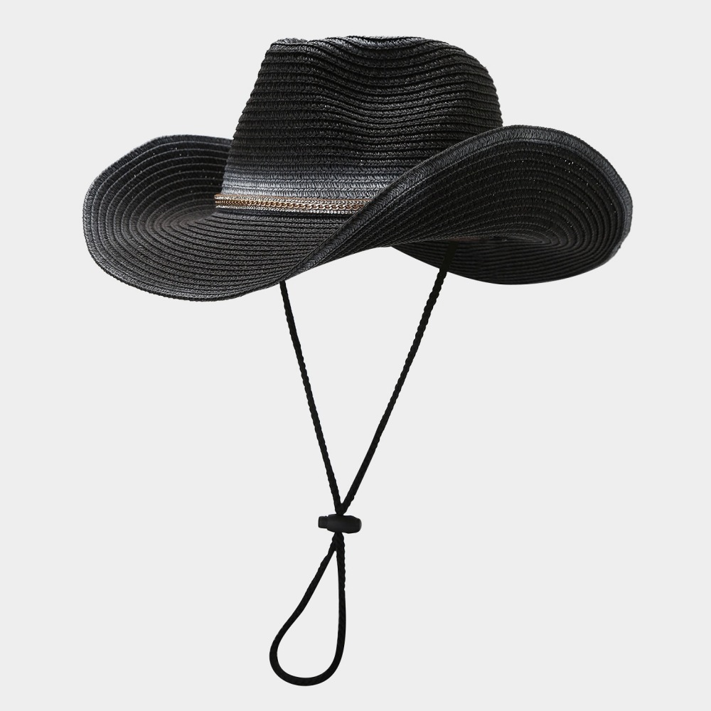 Chapeaux De Paille Pour Femmes, Couleurs Assorties, Motif Cristal De Vacances 