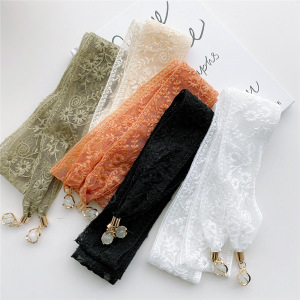 Bandana D'Été Élégante En Dentelle Florale Pour Femme h5 Image3