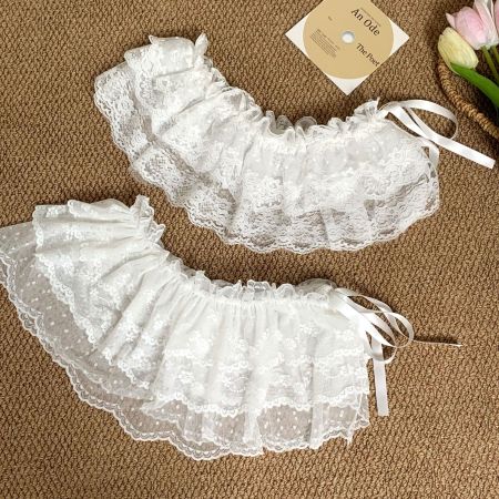 Écharpes d'été en dentelle unie à faire soi-même, collection romantique