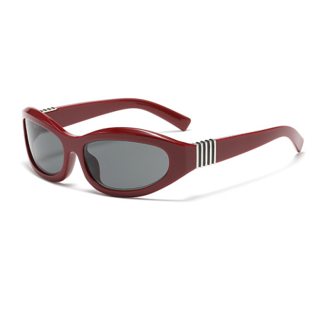 Lunettes de soleil pour femmes Simple Series Retro, coloris unis et dégradés 2