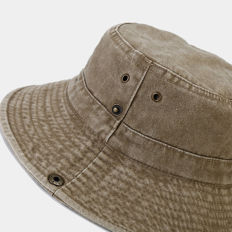 Casquette De Randonnée Décontractée En Denim Uni Image4
