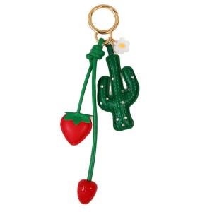 Porte-Clés Sac Femme Simple Series Sweet Strawberry Pu h5 Image5