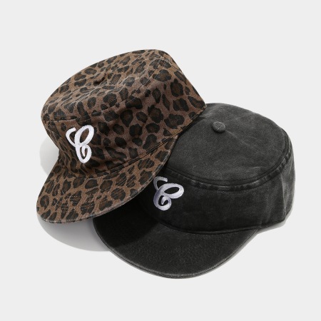 Casquette de baseball femme en tissu imprimé léopard décontracté 2
