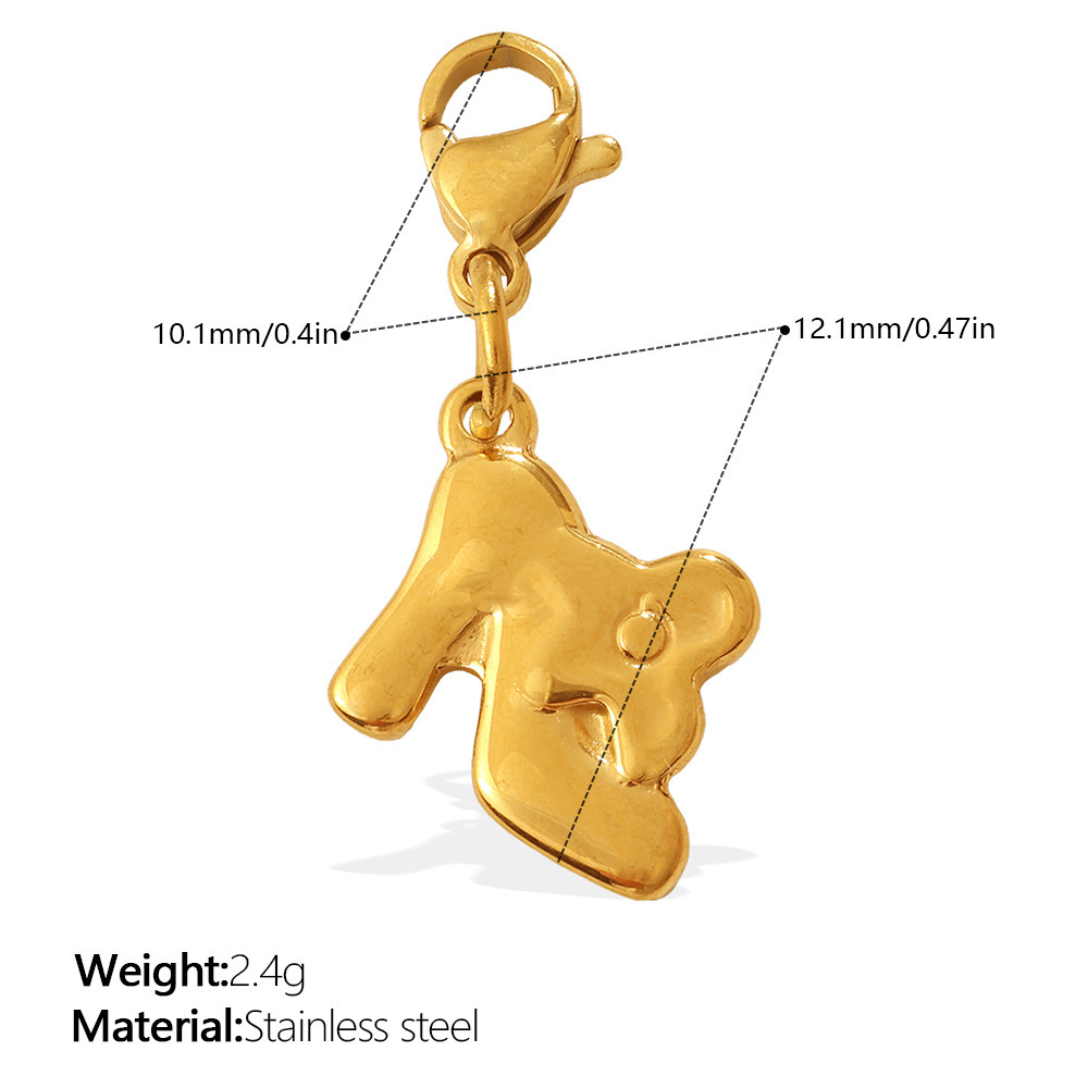 Pendentifs En Forme De Bottes, En Acier Inoxydable Étanche, Couleur Or, À Faire Soi-Même 