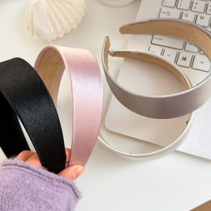 Bandeaux Pour Cheveux Pour Femmes, En Tissu Uni Élégant Et Simple h5 Image2