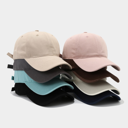 Casquette de baseball unisexe classique en tissu uni 2