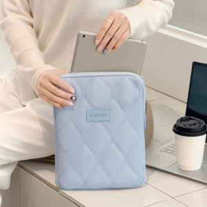 Sac Pour Ordinateur Portable Femme, Matelassé, Couleur Unie, Style Bureau h5 Image3