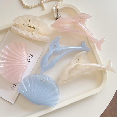 Pinces à cheveux en plastique pour femmes, motif animaux, collection romantique