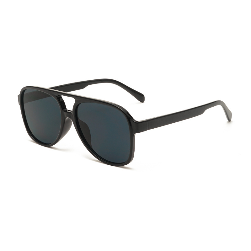 Lunettes De Soleil Femme Simple Series, Style Décontracté, Couleur Unie, Imprimé Léopard Image2