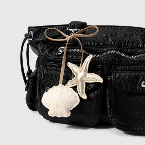 Porte-Clés En Cuir En Forme De Coquillage Et D'Étoile De Mer Pour Vos Vacances h5 Image6