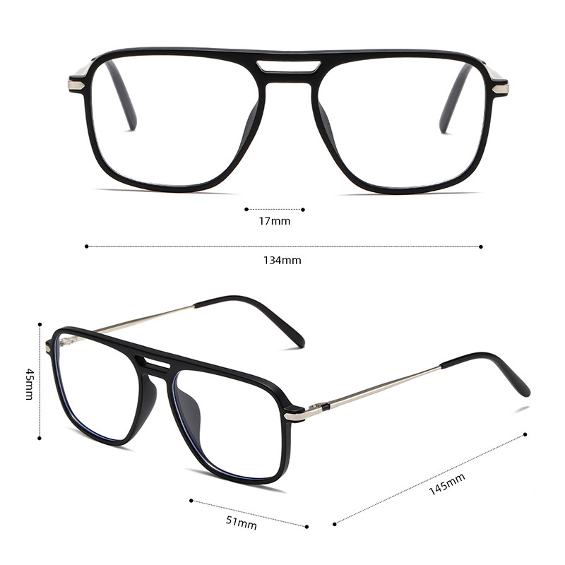 Lunettes De Soleil Pour Femmes Simple Series, Couleur Unie Décontractée, Imprimé Léopard, Anti-Lumière Bleue Image4