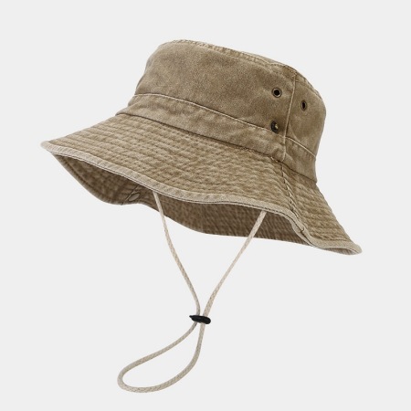 Casquette de randonnée décontractée en denim uni 2
