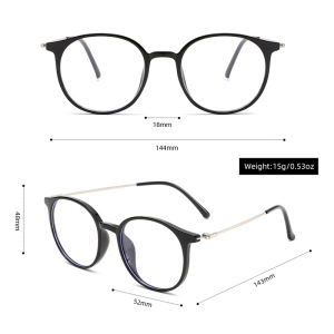 Lunettes Anti-Lumière Bleue Simple Series Casual Couleur Unie h5 Image4