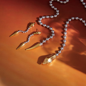 Ensembles De Colliers Pour Femmes Punk Snake En Acier Inoxydable Multicolore Étanche h5 Image2