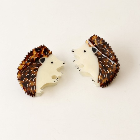 Griffes à cheveux pour femmes en acétate, motif animaux mignons, collection romantique 2