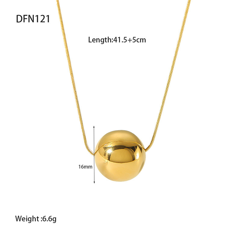 Colliers Pendentifs Pour Femmes En Forme De Cœur Goutte Simple, En Acier Inoxydable Étanche, Couleur Or