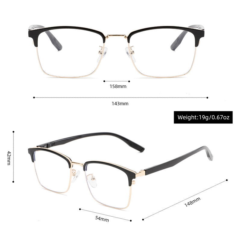 Lunettes Anti-Lumière Bleue Pour Femmes, Collection Simple Series, Coloris Uni Décontracté. h5Image4