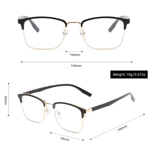 Lunettes Anti-Lumière Bleue Pour Femmes, Collection Simple Series, Coloris Uni Décontracté. h5 Image4