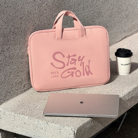 Sacoche pour ordinateur portable femme à motif lettres style bureau