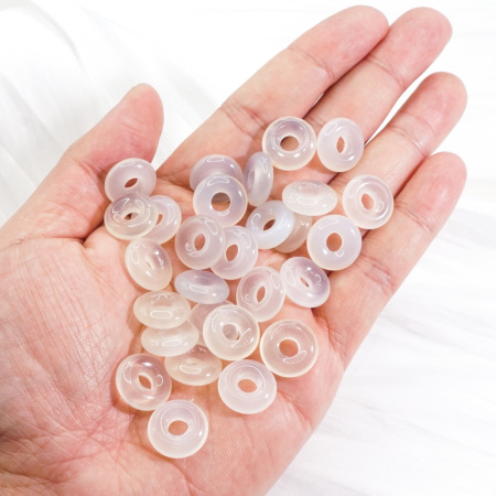 Pendentifs Ronds Simples En Pierres Naturelles Pour Femmes, À Faire Soi-Même