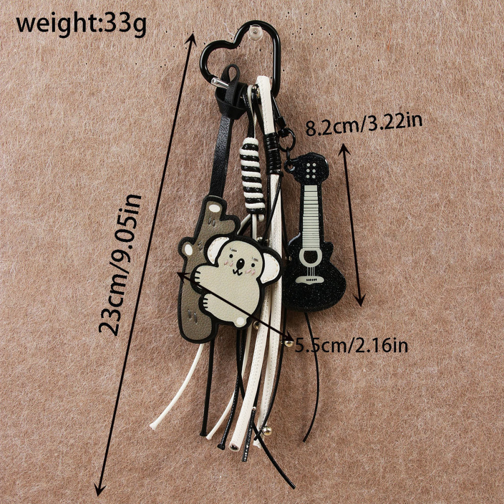 Porte-Clés De Sac Pour Femme Simple Series Cute Koala Pu Image4