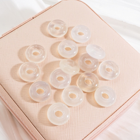 Pendentifs Ronds Simples En Pierres Naturelles Pour Femmes, À Faire Soi-Même 2