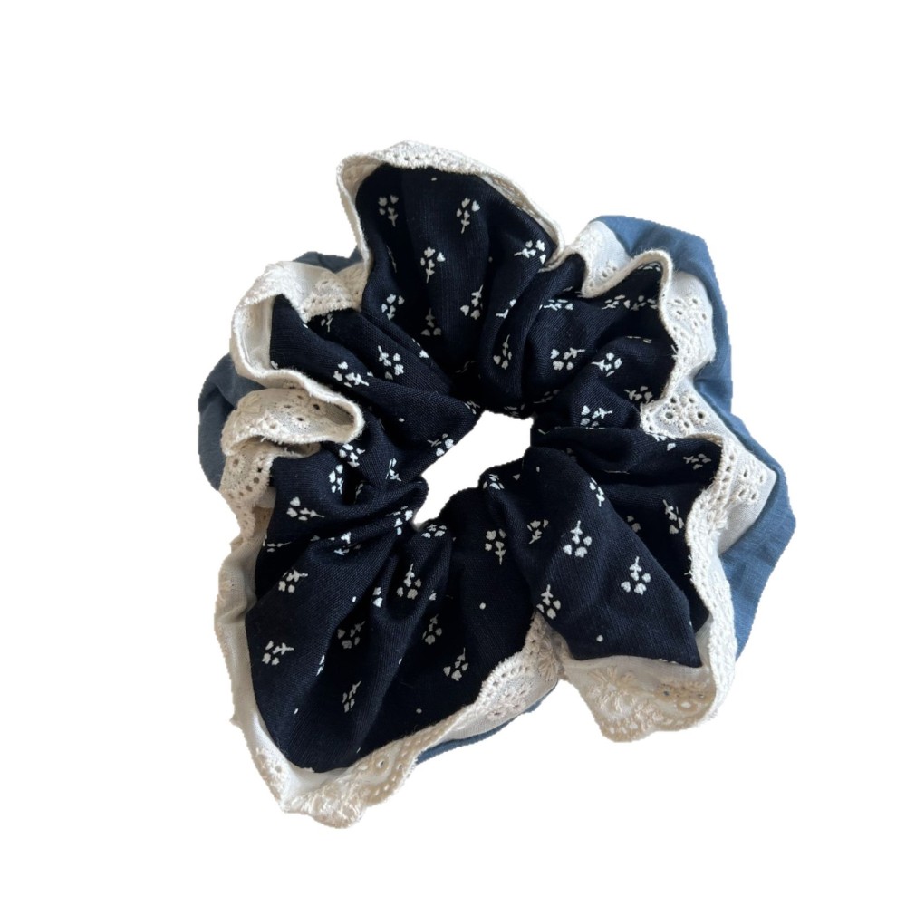 Chouchous En Tissu À Nœud Floral Rétro De La Collection Simple Series Image5