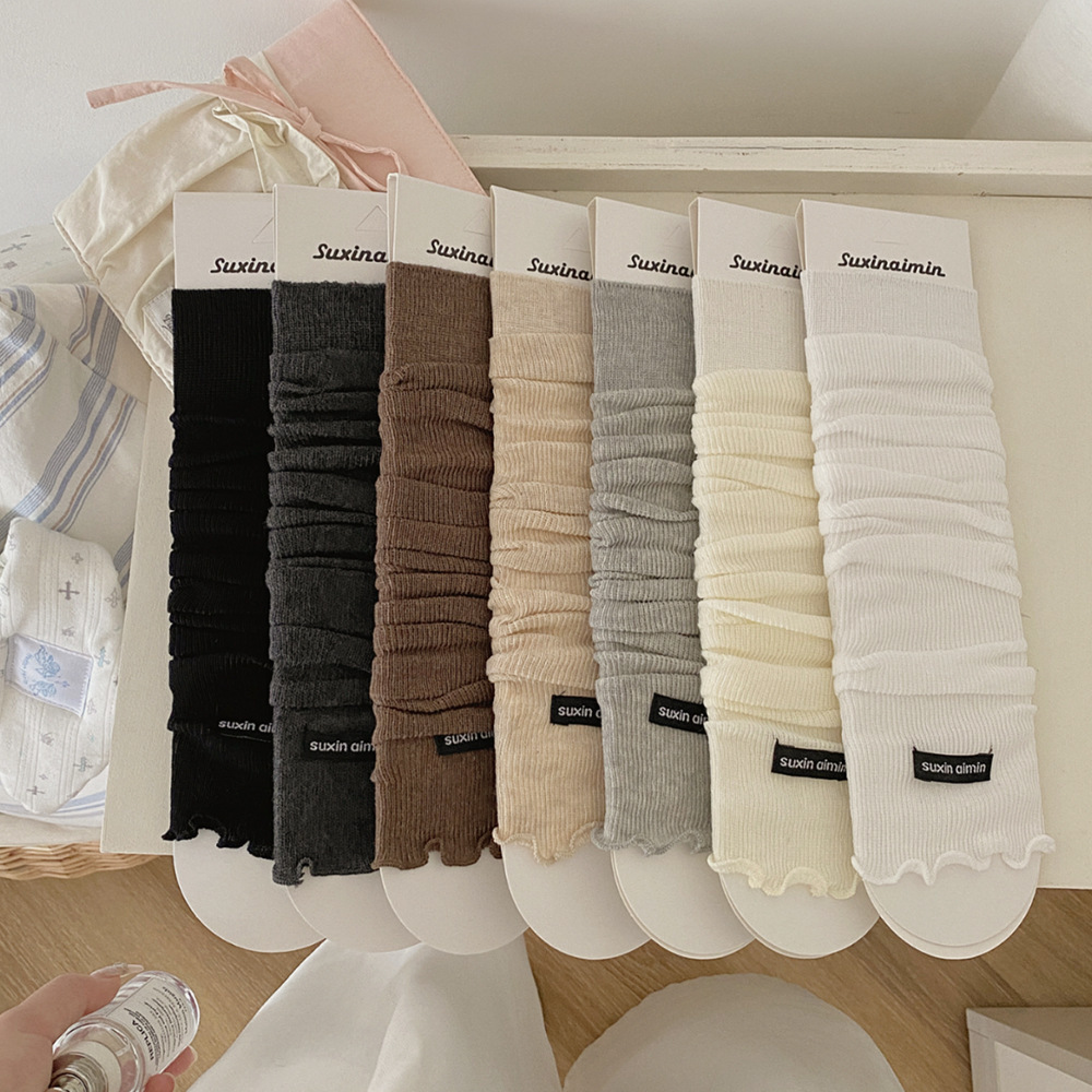 Chaussettes Mi-Mollet À Lettres Décontractées Et Rebondissantes Image3