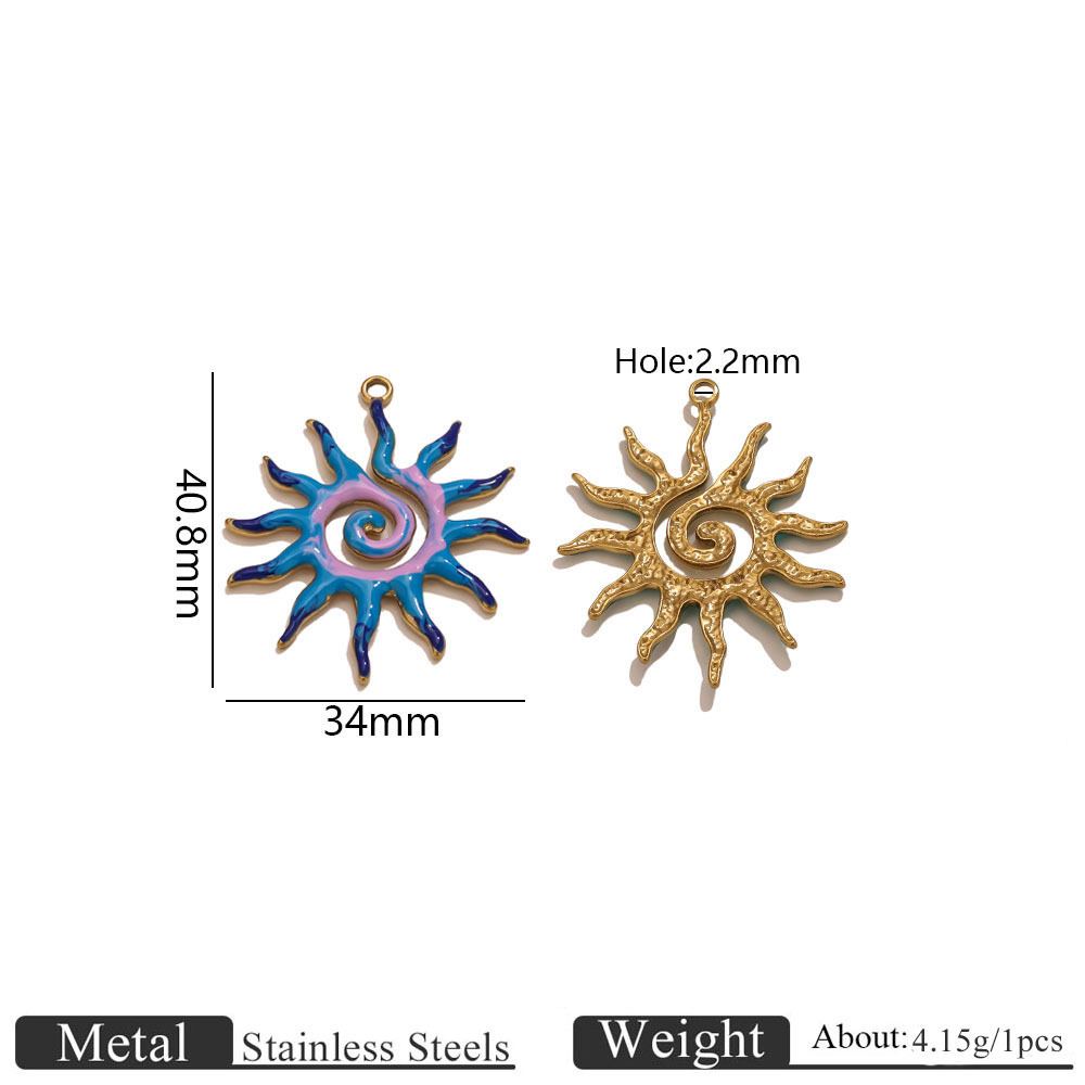 Pendentifs Pour Femmes En Acier Inoxydable Couleur Or, Étanches, De La Série Classique À Faire Soi-Même