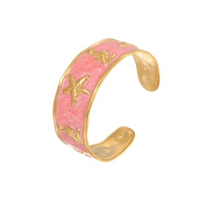 Bracelets Manchettes Pour Femmes Simple Series Daily Animal En Acier Inoxydable Étanche Couleur Or h5 Image5