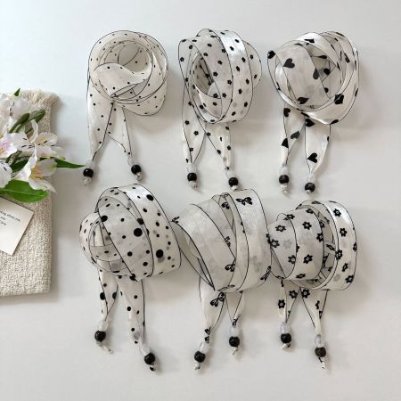 Écharpes d'été pour femmes à pois fleuris, collection romantique
