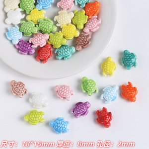 1 Sachet De Perles En Céramique Style Océanique À Motifs D'Animaux Mignons (10 Perles Par Sachet) h5 