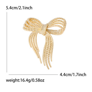Broches En Strass À Nœud Papillon Simple De La Série Luxueuse h5