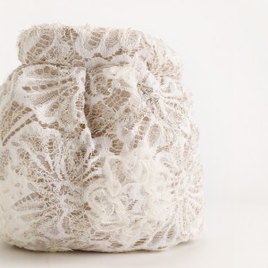 Sac À Main Pour Femme En Polyester Ajouré Brodé, Style Soirée h5 Image2