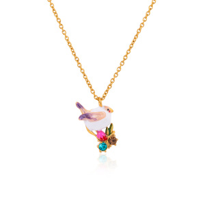 Ensembles De Colliers Pour Femmes En Acier Inoxydable Imperméable Couleur Or, Motif Animaux Mignons De La Série Simple h5 Image6