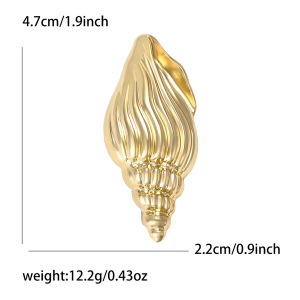 Broches En Alliage De Fil De Forme Irrégulière Style Océanique, Collection Simple Series Daily h5