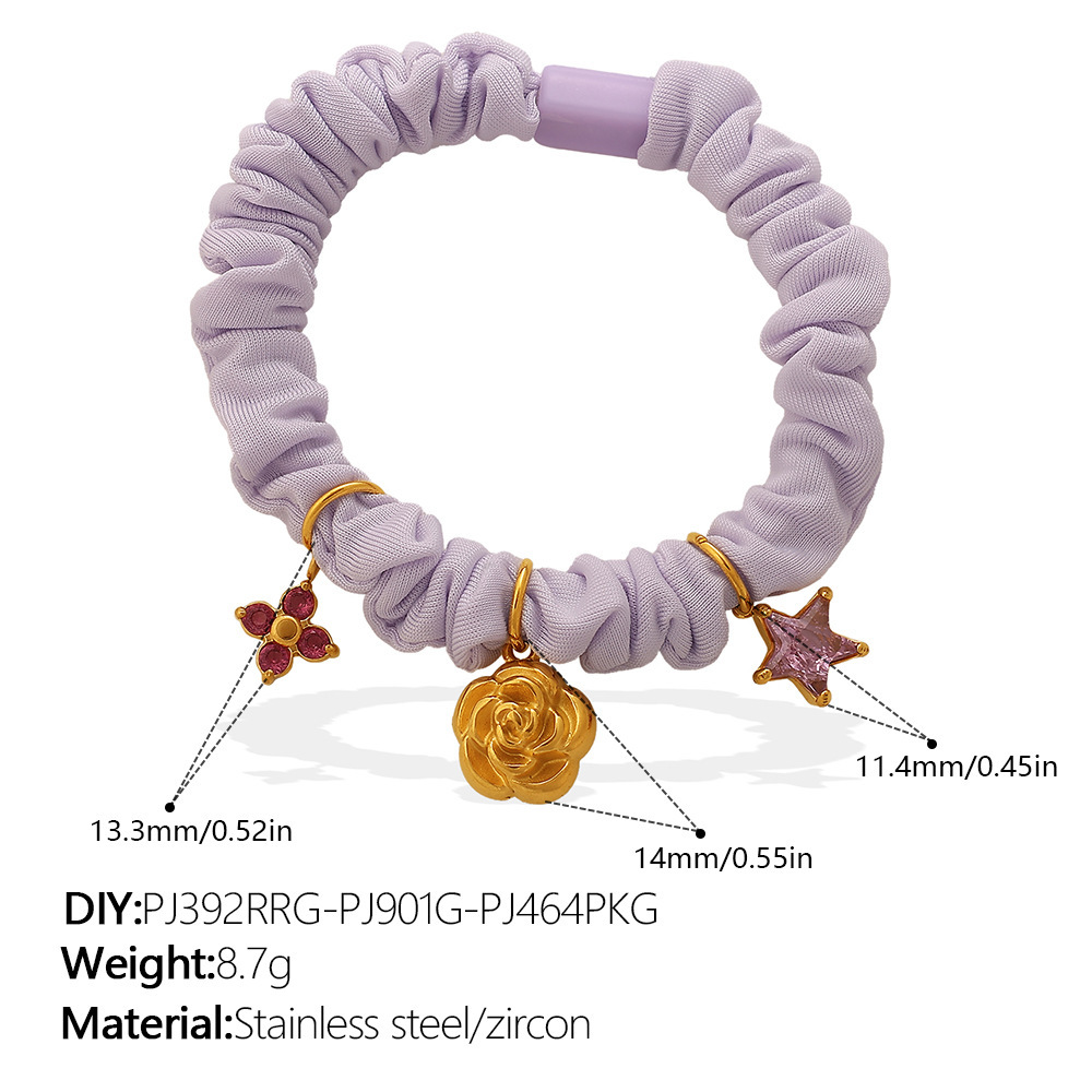 Chouchous Pour Femmes Avec Pendentif En Acier Inoxydable h5Image2