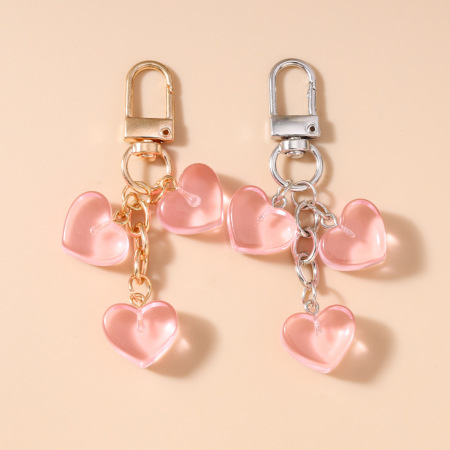 Porte-clés en résine Cœur Quotidien Série Romantique - Collection Romantique