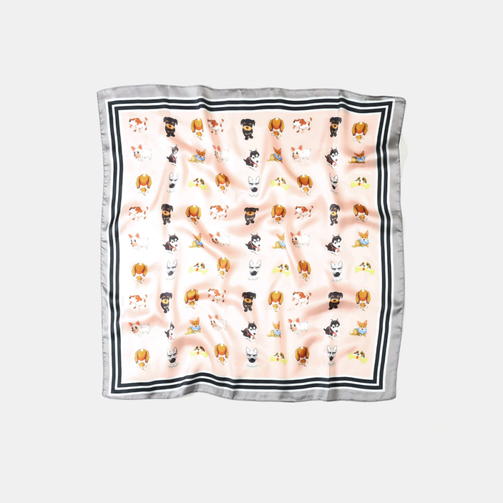 Écharpes D'Été Pour Femmes, Collection Simple Series Daily Animal Cartoon 
