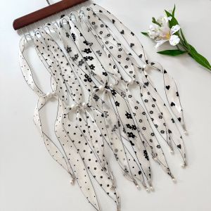 Écharpes D'Été Pour Femmes À Pois Fleuris, Collection Romantique h5 Image3