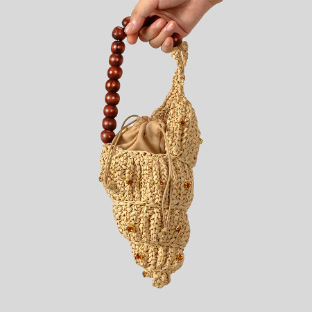 Sacs à main pour femmes en paille tressée, style océanique, style vacances