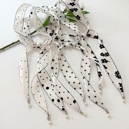 Écharpes d'été pour femmes à pois fleuris, collection romantique 2