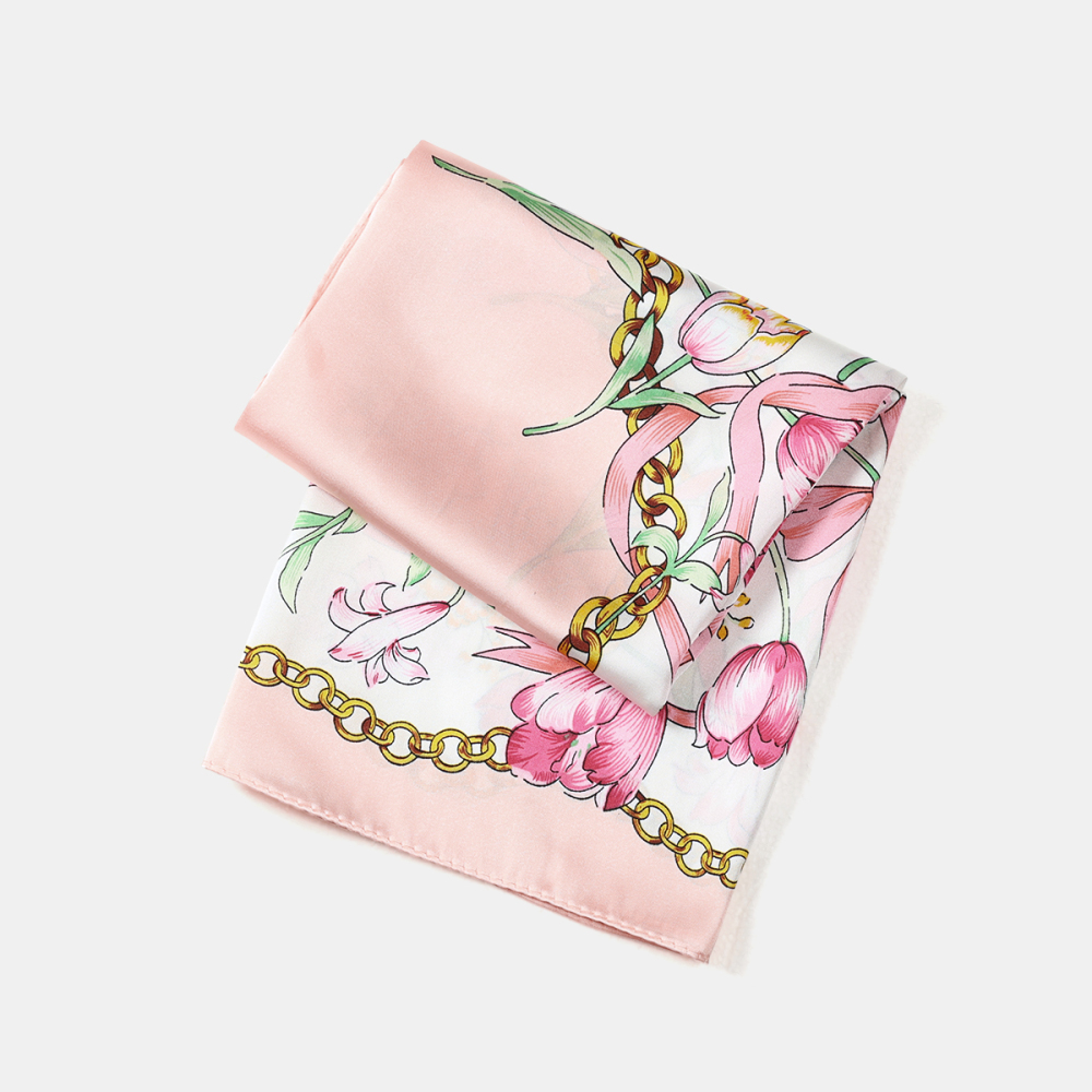Écharpes D'Été Pour Femmes, Collection Luxe Sweet Flower Chain Plant h5Image4