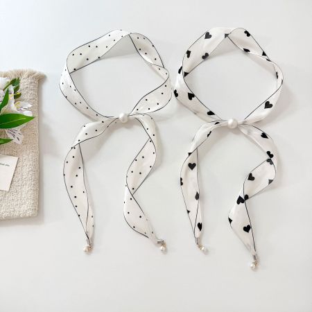 Écharpes d'été pour femmes à pois fleuris, collection romantique
