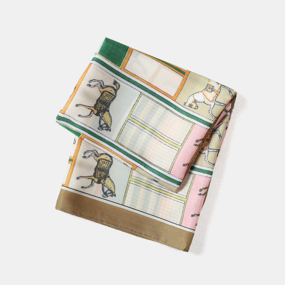 Écharpes D'Été Décontractées Pour Femmes, Motif Poney Multicolore, Collection Simple Series h5Image4