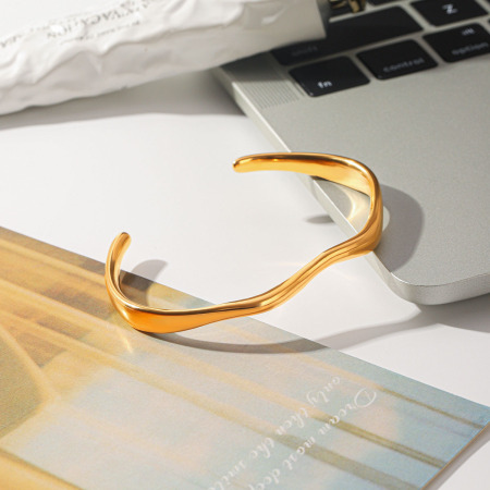 Bracelets manchettes étanches en acier inoxydable Daily Lines pour femmes 2