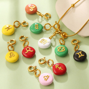 Pendentifs Étanches En Acier Inoxydable De La Collection Simple Series Daily Constellation h5 Image2