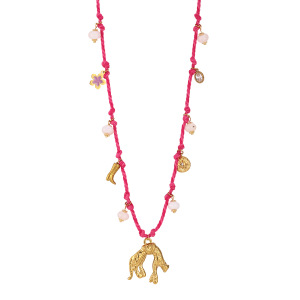 Colliers Tressés Rétro Pour Femmes, En Acier Inoxydable, Étanches, Couleur Or, Motif Croix Animale h5 Image5