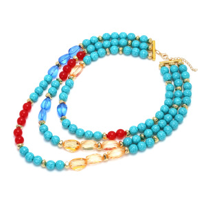Colliers De Perles En Résine Pour Femmes, Collection Romantic Sweet Beads h5 Image3