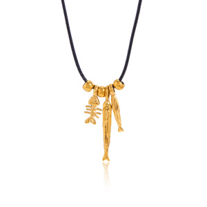 Colliers Pendentifs Pour Femmes, Collection Romantique, Motif Poisson Mignon, En Acier Inoxydable Étanche, Couleur Or h5 Image5